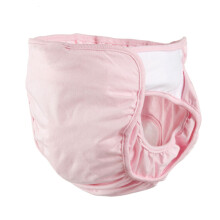 POKO 婴儿隔水尿布裤  婴儿防尿尿裤兜 宝宝尿布裤 粉色1条-无货 L码