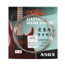 爱丽丝（Alice） 爱丽丝电吉他弦 A503电吉他1弦 电吉他10根1弦装 组合装 【2件打折】3根1弦2根2弦+锌合金变调夹