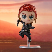 Hot Toys 复仇者联盟4 终局之战Q版钢铁侠模型玩具 黑寡妇