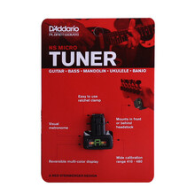 达达里奥（D'Addario）pw-ct-10/12/15木电吉他贝斯尤克里里校音器琴头式音孔式调音 PW-CT-12NS微型琴头调音器
