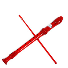 天鹅（TianE）竖笛6孔8孔高音德式儿童学生初学入门六孔八孔竖笛 深红8孔