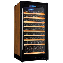 富贵红（Fuguihong）FG80A-B5F 单温风冷 专业恒温红酒柜（红木纹） 花梨棕满配