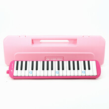 天鹅（SWAN） 天鹅口风琴37键儿童学生初学者 成人教学入门口吹琴专业演奏乐器 【儿童外出推荐款】粉色+硬塑盒