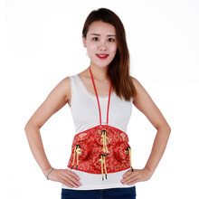 衡博  腰腹部妇科艾灸温灸盒 纯铜艾灸盒随身灸 不锈钢宫寒艾熏器具家用 腰部四联 加厚纯铜灸罐