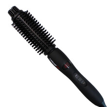 LANSAM防烫电卷发梳内扣卷发梳多功能电卷梳蛋卷不伤发男士卷发多功能负离子直发梳神器直卷发内扣梳 黑色