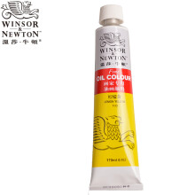 温莎牛顿（WINSOR&NEWTON） 画家专用油画颜料170ml 管装大容量 单色装 柠檬黄