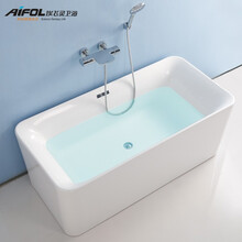 埃飞灵浴缸 方形独立式亚克力浴缸 普通家用时尚浴缸K27572 独立浴缸 1.5米