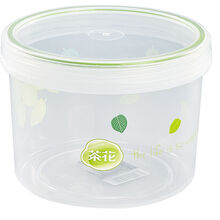 茶花厨房杂粮密封罐 塑料防漏保鲜盒零食罐 收纳储物罐 厨房用品 700ML密封罐