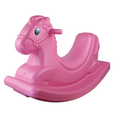 拥抱熊 加厚连体塑料摇马 儿童小木马宝宝摇婴幼儿摇椅 多色幼儿游乐园儿童房玩具 户外玩具 粉红连体音乐摇马 其他