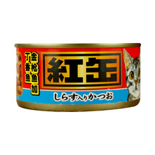 AIXIA爱喜雅泰国进口猫罐红缶猫罐头泰国进口金枪鱼猫零食170g 金枪鱼+丁香鱼170g