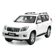 原厂 新霸道PRADO普拉多 汽车模型 一汽丰田原厂 1:18 2010款越野车仿真车模合金车模 白色素版 预定