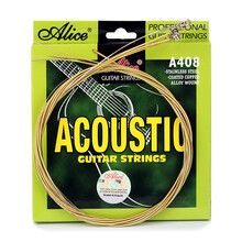 alice爱丽丝民谣吉他弦木吉他琴弦套装进口钢芯专业防锈镀膜 A408