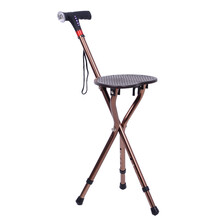 智能拐杖凳老人助行器多功能手杖凳子拐杖椅三脚凳 标配