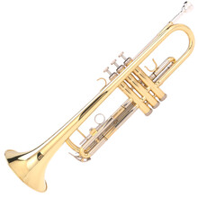 艾牧 西洋管乐器 三色 黄铜 初学 入门  学校 乐队 演奏 中音 降B调 小号 乐器 FTR-700