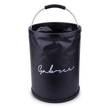 佳百丽 洗车水桶多功能折叠水桶 车载便携车用收纳桶 洗车工具 户外钓鱼桶 15L 黑色 15L