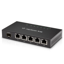 UBNT 千兆有线路由器带PoE和SFP高性能家用企业级以太网5端口 ER-X-SFP