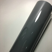 汽车光面改色膜 车身亮黑汽车外天窗膜 内饰改色贴纸 碳纤维 亮面水泥灰1.52米X1米