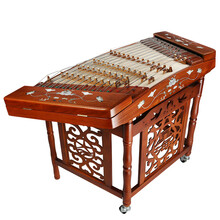 星海 扬琴乐器红木贝雕402杨琴大果紫檀木材质收藏演奏扬琴 8623L-A