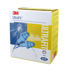 3M 耳塞340-4007带线隔音耳塞含可探测金属学习睡眠工业读书飞行耳塞 340-4007带线耳塞(100付/盒)