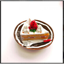 【大闸蟹】88款 高档立体仿真树脂家电冰箱贴磁铁磁 草莓蛋糕 中