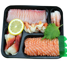国际	怡鲜来 丹麦三文鱼刺身拼盘5拼 盒装 鲷鱼片刺身套餐