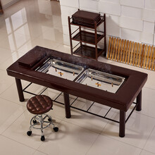 昊彩 有烟艾灸床熏蒸床 理疗按摩床艾条艾柱新款6腿艾灸床熏蒸美容床中药熏蒸艾灸床 熏蒸艾灸床+熏蒸罩