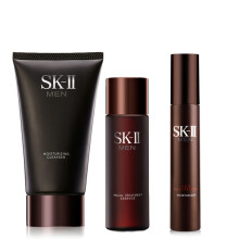 sk-ii sk2 男士洁面120g 男士修护霜50g 护肤精华露75ml 套装