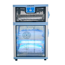 亲和（QINH） 消毒柜立式紫外线干毛巾衣物消毒柜 双门家用商用理发店 美容院衣物酒店美甲店毛巾消毒 78升上室臭氧+下室紫外线，加热