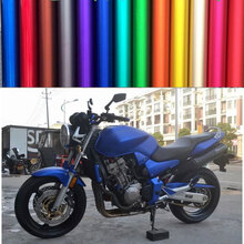 格林卡 摩托车贴纸贴膜贴花改色膜冰膜 摩托车改装电动车个性装饰车身贴小龟鬼火福喜迅鹰巧格贴膜 冰蓝色(宽1.5*0.5米)