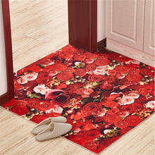 伊梦兮雨 3D玄关大门进门入户门异形定制可裁剪定制入地毯 百花齐放3D 定制联系客服