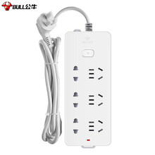 公牛（BULL） 新国标插座插线板插排电源拖线板1.8米/3米/5米多米数 6位1.8米总控GN402
