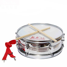 奇宝居 新宝13英寸不锈钢少先队鼓 学生鼓XB145型 14英寸小军鼓打击乐器双音鼓 13英寸不锈钢小军鼓  带鼓棒+鼓带