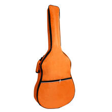 彩色吉他包双肩民谣木吉他包加棉加厚40寸41寸防水防尘背包 40寸桔黄色
