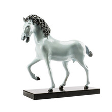 阿斯蒙迪青铜雕塑艺术品限量收藏高端商务礼品乔迁贺寿风水祈福家居装饰摆件客厅书房办公室达芬奇复刻作品 卡瓦罗