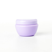 ilbu 面霜盒子护肤品面膜膏霜分装盒袋带内盖旅行便携化妆品小空瓶泡瓶隐形眼镜蘑菇膏霜盒 蘑菇膏霜/紫色-10g