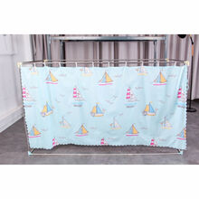 富俪姿宿舍床帘下铺上铺遮光帘学生 帆船蓝【中度遮光】富俪姿蚊帐专用配件 单防尘顶【长2宽1米】【多买自动优惠】