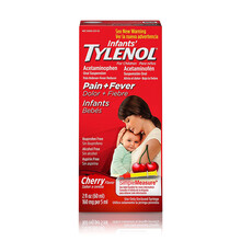 泰诺 Tylenol 婴儿发退烧止痛滴剂 60ml樱桃味