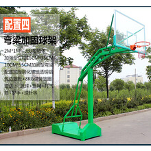 乐林源 可移动室内篮球架框户外篮球架健身学校比赛标准室外篮球架落地式 标配四