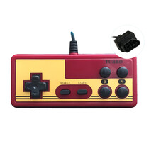 霸王小子游戏机备用手柄 小霸王游戏机FC红白机D30D31D99 9孔接口D101手柄7孔1只装 7孔直板手柄