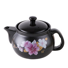 美味世家陶瓷全自动智能分体煎药壶中药壶养生壶电药锅煎药罐中药煲汤锅熬药锅煮药锅电药罐煎药机器煲药锅 4升杜鹃药锅不带底座