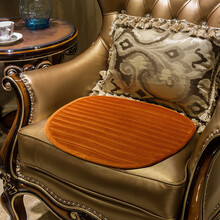 牧宝碧玺石填充养生小方垫 四季通用 沙发垫学生垫pp垫 桔色【碧玺石单片装】