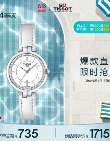 天梭（TISSOT）瑞士手表 弗拉明戈系列腕表 皮带石英女表 T094.210.16.011.00