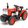 方头声光版拖拉机-红