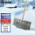 连库淬火雪铲单头+1.2米木柄