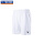 中性款短裤R-30201/A/纯白