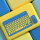 【蓝黄撞色+充电鼠标】10寸充电版键盘(送支架/充