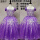 紫色雪花裙[半成品】