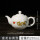 金龙白瓷茶壶