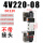 4V220-08 电压：DC12V