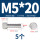 M5*20(5个)网纹